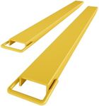 GARVEE Forklift Extensions, 84" Length 4.5" Width Fork Extensions for Forklifts, Heavy Duty Steel Forklift Attachment, 1 Pair Pallet Fork Extensions, Yellow