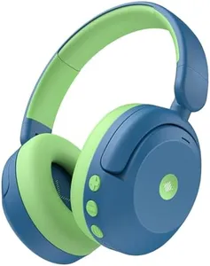 iClever BTH20 Active Noise Cancelling Headphones for Kids, 60H Play Time,Type C Fast Charging, Safe Volume 80dBA, Bluetooth5.4, Award-Winning Kids Headphones Wireless for iPad Tablet Airplane, Blue