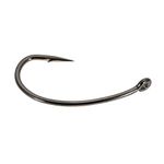 Starck's Carp Hook Curved Shank Ceramic Coated High Carbon Steel Barbed Carp Fishing Hook (ref. 05017) for pop up rig (6, 10's Pack)