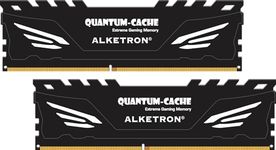 ALKETRON quantum cache series - over clocked extreme gaming memory with heatsink - 16GB Kit (8GB+8GB Synchronized Dual channel modules) DDR3 RAM 1866MHz CL10 UDIMM for desktop PC - 3 Year Warranty