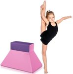 Gemscream Cheerleading Balance Trainer 9.1 x 14 x 8.8inch Cheer Flyer Stand Cheer Equipment Balance and Flexibility Trainer for Kids Adults Promote Flexibility Core Strength and Coordination (Pink)