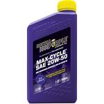 Royal Purple 01316 Max Cycle 20W-50 High Performance Synthetic Motorcycle Oil, 1 Quart Bottle