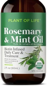 Plant of Life Rosemary & Mint Oil | Multi Hair Strengthening Complex | Scalp Nourish & Treatment | | Essential Oils (2oz / 60ml)