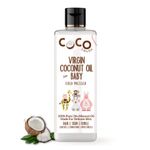 Pure Organic Virgin Coconut Oil for Baby Hair Massage | Cold Pressed, Straight from Kerala (200ml)