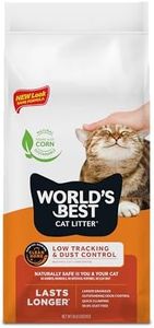 World's Best CAT Litter Low Tracking & Dust Control Multiple Cat Unscented 8 Pounds