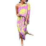 Maxi Dress with Sleeves Womens Flor