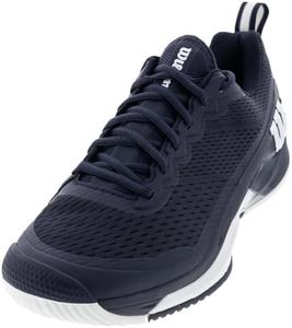 WILSON Rush Pro 4.5 Men's Tennis Shoe, Navy Blazer/White, Size 10