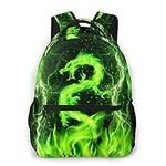 Green Dragon Backpack for Boys Girl