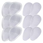 Frido High Heels Ball of Foot Cushions, Metatarsal Pads with Soft Gel Cushion, Pack of 6 Pairs (3 Wide & 3 Compact), high heel footwear not included*