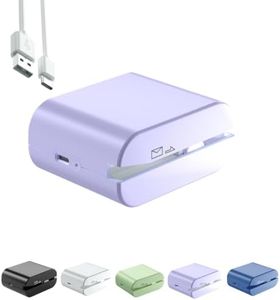 Rechargeable Electric Letter Opener - Automatic Letter Opener Envelope Slitter, Electric Letter Opener Envelope Slitter for Universal Mail and Envelopes,Purple