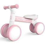 LOL-FUN Baby Balance Bike 1 Year Old, Baby First Bike Birthday Gifts for One Year Old Boys and Girls, Toddler Trike Bicycle for 12-18 Months Baby Walker 4 Wheels