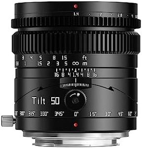 TTArtisan Tilt 50mm f1.4 Full Frame Manual Portrait Lens Large Aperture Compatible with Mirrorless Camera (E Mount)