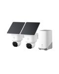 eufy Security Camera SoloCam E42 2-Cam Kit (HomeBase S380), 4K Solar Security Camera Outdoor Wireless,AI Motion Tracking, Strobe Light, Pan & Tilt, Facial Recognition, Local Storage Up to 16 TB