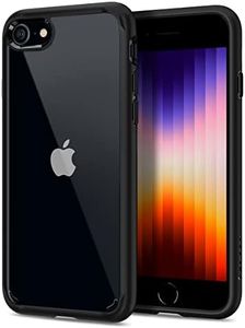 Spigen [Ultra Hybrid 2] iPhone 7 Case/iPhone 8 Case with Clear Air Cushion Technology for Apple iPhone 7 (2016) / iPhone 8 (2017) - Black