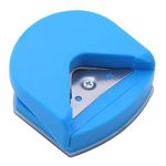 Corner Rounder Punch, 4mm Corner Cutter Tool, Blue Mini Portable Corner Rounder Punch Round Corner Trimmer Cutter 4mm for Card Photo Card Making DIY Projects Postcard Laminate Scrapbook Supplies