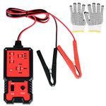 Electronic Automotive Relay Tester 12V, Car Battery Diagnostic Checker Tools with Clips and Tool Gloves for Auto Repairing