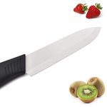 Bagonia Ceramic Chef Knife, Ultra Sharp Professional Ceramic Kitchen Chef's Knife - Size: 5" Blade (Ceramic Knife, Random Color) - Multicolour