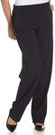 Briggs New York Women's Petite All Around Comfort Pant, Navy, 12P Short