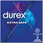 Durex Extra Safe Condoms - 4 pack x3 = 12