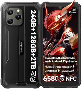 Blackview BV5300 Plus Movil Resistente(NFC),24GB+128GB(2TB TF) 6580mAh Teléfono Móvil Android 13, Helio G72 6.1''HD+ /13MP+5MP Moviles Rugerizados Dual 4G SIM/OTG/GPS/IP68 IP69K Movil Rugerizado