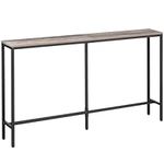 MAHANCRIS Console Table, Narrow Sofa Table, 55.1'' Entryway Table, Industrial Behind Sofa Table, Side Table, for Hallway, Living Room, Sturdy and Stable, Easy to Assemble, Greige CTHG14101Z