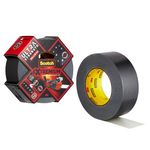 Scotch Extremium Ultra High performance Duct Tape, 25 m x48 mm - ULTRA-Strong, Instant Adhesion, Ideal for the Toughest Repairs, even Metal, Water and UV Resistant, Hand Tearable