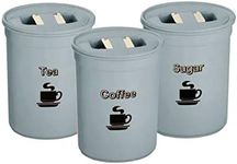 3 Piece Tea Coffee Sugar Canister S