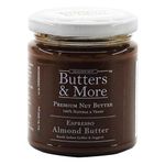 Butters & More Espresso Almond Butter with South Indian Coffee & Jaggery (200 grams) Natural & Vegan Pre-Workout. Made With Whole Bean Coffee. No Artificial Flavours or Colours.