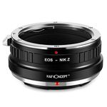 K&F Concept EOS to Nik Z Lens Mount Adapter Compatible with Canon EOS EF Mount Lens and Compatible with Nikon Z Mount Z6 Z7 Mirrorless Cameras