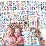 SNAIL GARDEN 300 Pcs Sea Kids Temporary Tattoos,Cute Tattoo Stickers for Kids, Children's Tattoos for Children Party Favors,Group Activities,Toy Patterns