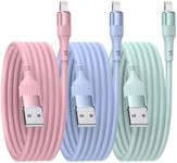 Nebite iPhone Charger，3PACK 6FT/1.8M MFi Certified iPhone Charger Cable Fast Charge TPE Long iPhone Charging Cable Compatible with iPhone 14 13 12 11 Pro Max Pro XS X XR 8 7 6