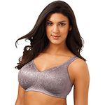 PLAYTEX 18-Hour Ultimate Lift Wireless Bra, Wirefree Bra with Support, Full-Coverage Wireless Bra for Everyday Comfort, Lavender Moon, 36C