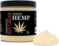 GreenIVe - Hemp Hot Cream - Soothing Moisturizing Hemp Hot Cream - Exclusively on Amazon (8 Ounce)