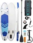 Inflatable Stand Up Paddleboards, 2024 10'6"×31"×6" Paddle Board for Adult, Max 140KG Stand Up Paddleboarding, Inflatable Paddle Board with All SUP Accessories, Surfboard for Adults Beginner