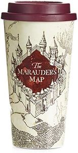 Paladone Harry Potter Marauders Map Travel Coffee Cup (450 ml) I Solemnly Swear I Am Up To No Good, Harry Potter Mug & Gift for Adults