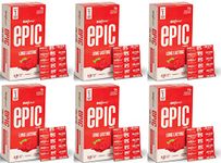 Manforce Epic Pleasure Long Lasting Premium Condoms for Men, Super Thin, Raspberry Flavour, Disposable Pouch (10 Counts) x pack of 6