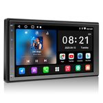 ATOTOZONE A5L Android Double Din Car Stereo, Wireless CarPlay&Android Auto, 7 Inch AI-powered Head Unit with GPS Navi, Wi-Fi/BT/USB, 24B EQ&DSP, FM/AM, 2G+32G, A5LG2B7T