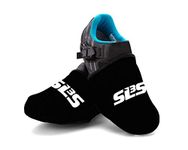 SLS3 Toe Covers Cycling | Bike Shoe Cover | Cycling Booties | Windproof Waterproof (Black, S/M)