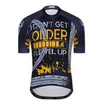 Cycling Jersey Men, Mountain Bike Shirt Biking Tops Road Clothing Clothes Bicycle Apparel Ciclismo Outfit XXS-6XL, 1ht16, Large