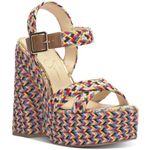 Jessica Simpson Womens Brycen Woven Ankle Strap Platform Sandals, Multi, 9 UK