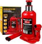 VONLX Torin Hydraulic Bottle Jack with Color Box, 20 Ton (40,000 lb) Capacity 9.2-17.9 inch Lifting Range, Muti-Directional Welded Bottle Car Jack for Car, Truck, RV, Pickup Truck, Auto Repair