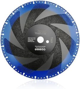SHDIATOOL 12 Inch Metal Cutting Diamond Blade All Purpose Cut Off Wheel for Rebar Sheet Metal Angle Iron Stainless Steel