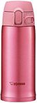 Zojirushi Stainless Steel Vacuum Insulated with Non-Stick Interior and Rounded Finish Mug, 360 ml Pink