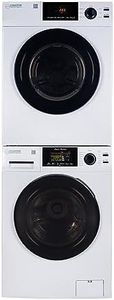 Equator Power Touch 18 lbs Compact 110V Washer +220V Vented Digital 4cf Dryer