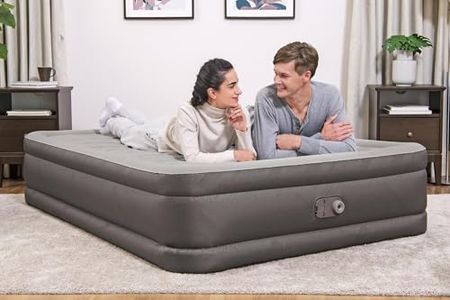 Best Ways Airbed (Queen) Inflatable Bed with Inbuilt Inflation Pump - Orthopedic Air Matress (Queen)