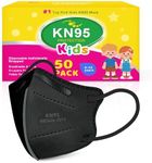 KN95 Masks Disposable for Kids, 100 Pack Individually Wrapped KN95 Masks Children 5 Layer Protection Small Size Breathable Adjustable Mask for Girl and Boy, Mascarillas para Niños