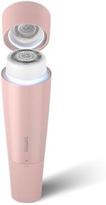 Philips Facial Hair Remover Series 5000 Full Circle LED Light Gentle on Upper Lip, Chin and Cheeks BRR454/00