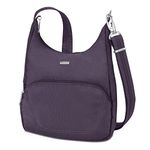 Travelon Anti-Theft Classic Essential Messenger Bag, Purple, One Size