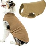 Gooby Stretch Fleece Vest - Sand, 3X-Large