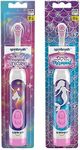 Spinbrush Mermaid & Unicorn Kids Toothbrush Value Pack, Battery-Powered Electric Toothbrush, Soft Bristles, Batteries Included, 2-Pack